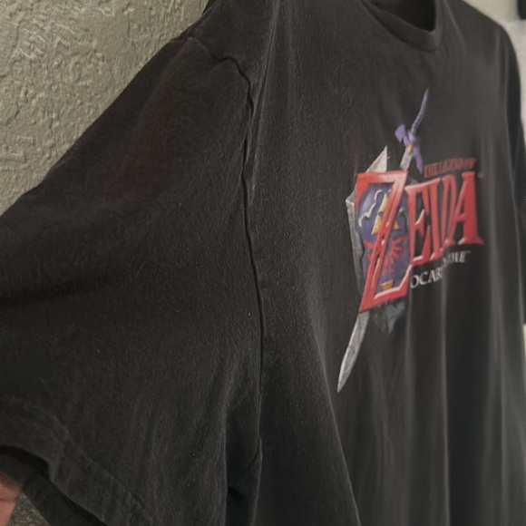 Legend Of Zelda Ocarina of Time black T-shirt - Picture 4 of 6
